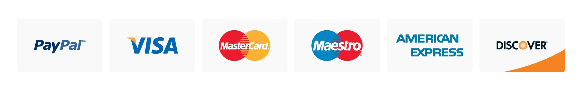 Accepted payment methods